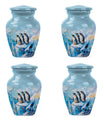 uneral cremation urn with butterfly theme