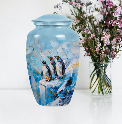 uneral cremation urn with butterfly theme