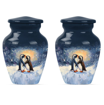 10 Inch Classic Penguin Urn for human ashes.