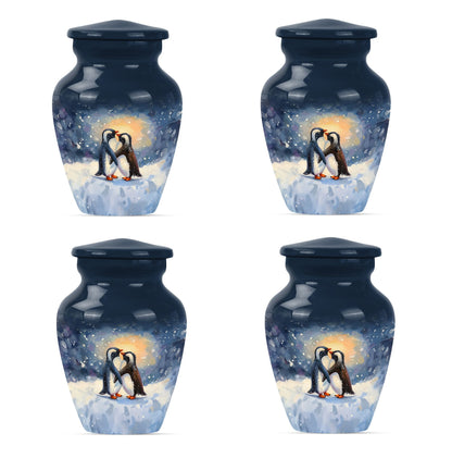 10 Inch Classic Penguin Urn for human ashes.