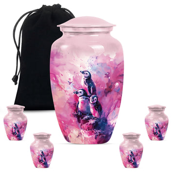 Large Urn with 4 Small Urn