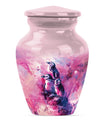 Penguin Urn with Butterfly theme,