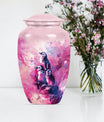 Penguin Urn with Butterfly theme,