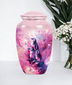Penguin Urn with Butterfly theme,