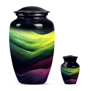 10 inch large Urn with 1 Keepsake 3 Inch Urn