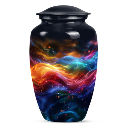  abstract butterfly-themed urn