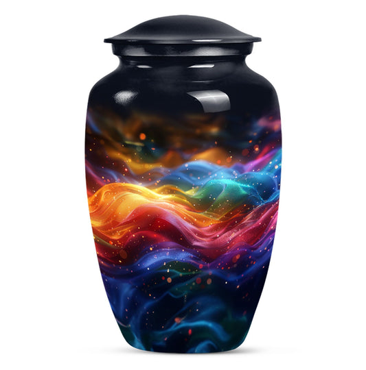  abstract butterfly-themed urn