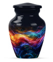  abstract butterfly-themed urn