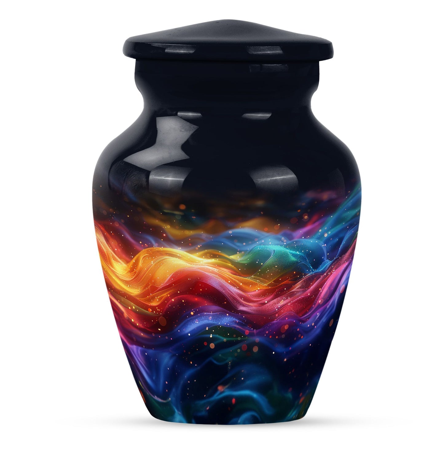  abstract butterfly-themed urn