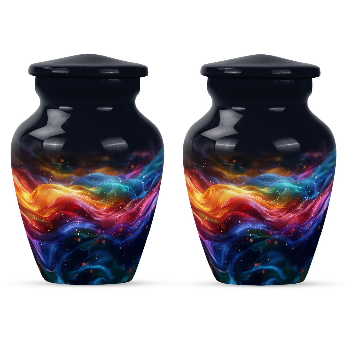 abstract butterfly-themed urn