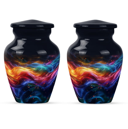  abstract butterfly-themed urn
