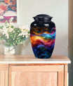  abstract butterfly-themed urn