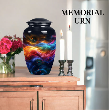  abstract butterfly-themed urn