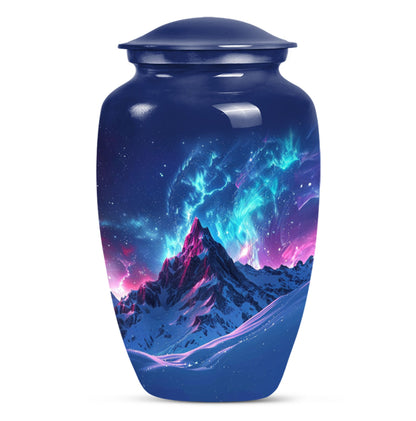 Classic 10-inch Northern Lights cremation urn