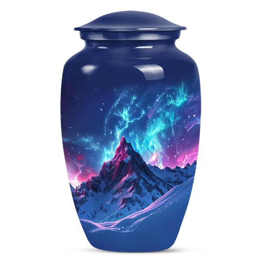 Classic 10-inch Northern Lights cremation urn