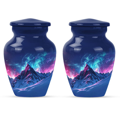 Classic 10-inch Northern Lights cremation urn
