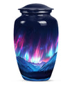  Northern Lights themed funeral urn 