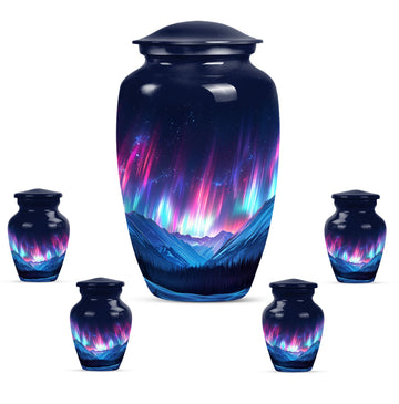 Large Urn with 4 Small Urn