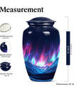  Northern Lights themed funeral urn 