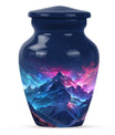 Northern Lights cremation urn for male.