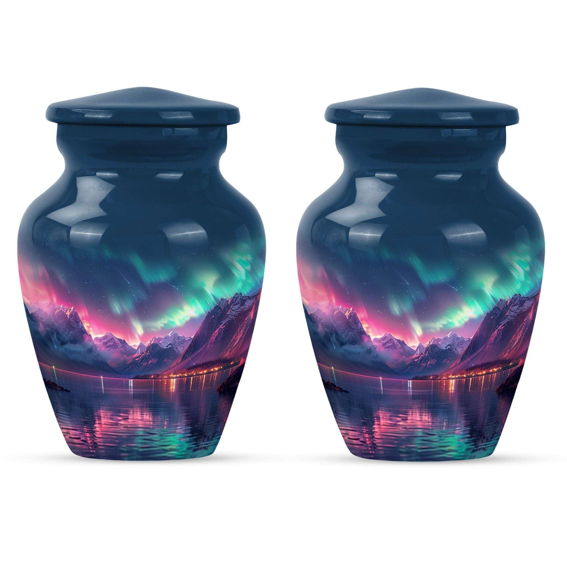 Aurora Borealis Theme 3 Inch Keepsake Pack of 2