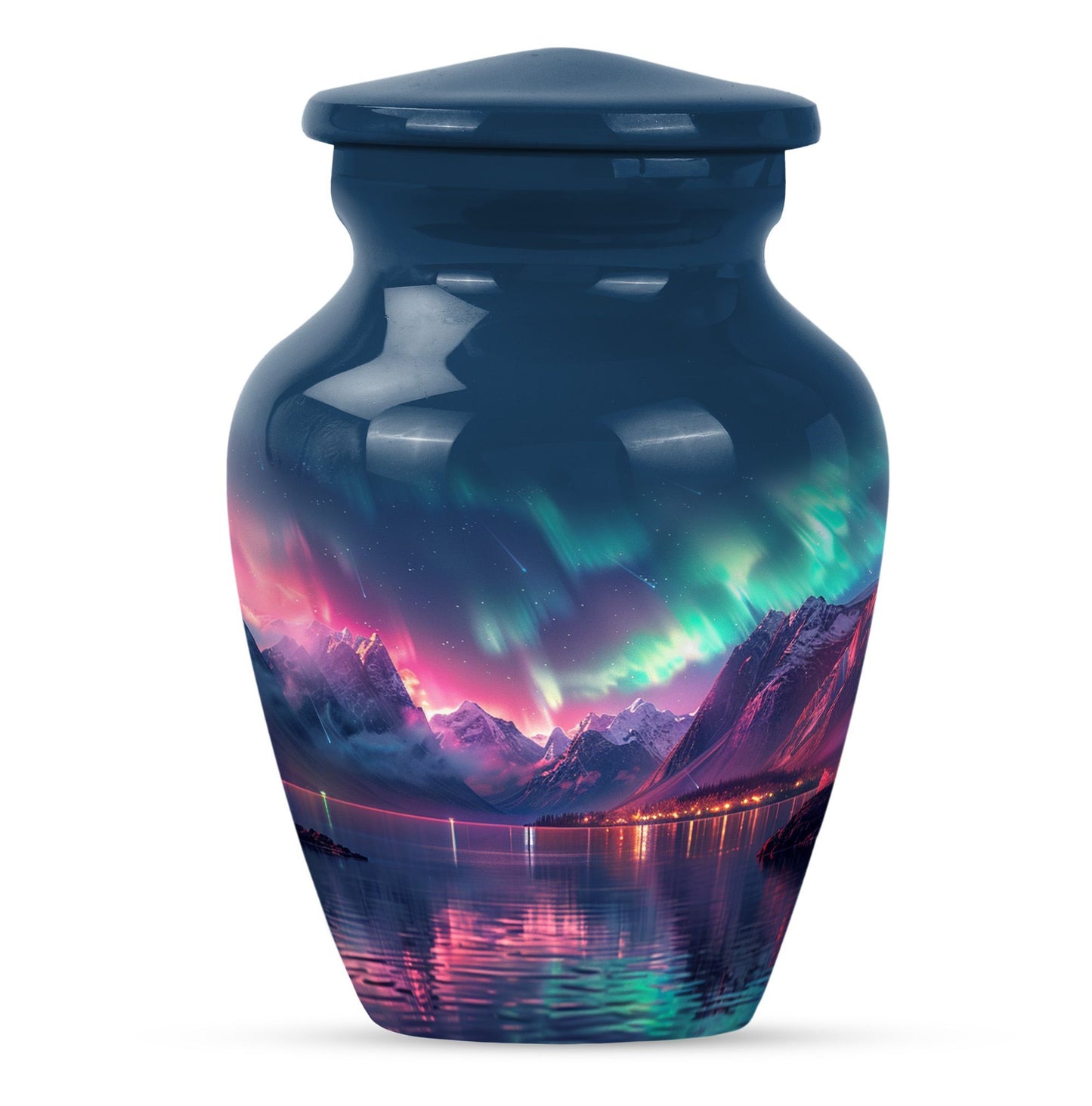 Northern Lights cremation urn