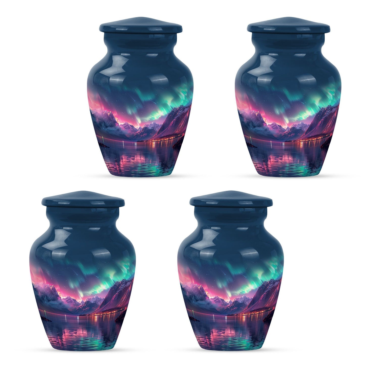Northern Lights cremation urn