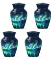 Aurora Borealis Borealis Theme 3 Inch Keepsake Pack of 4