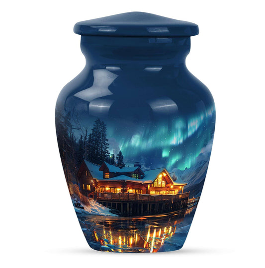 Aurora Borealis Borealis Theme 3 Inch Keepsake