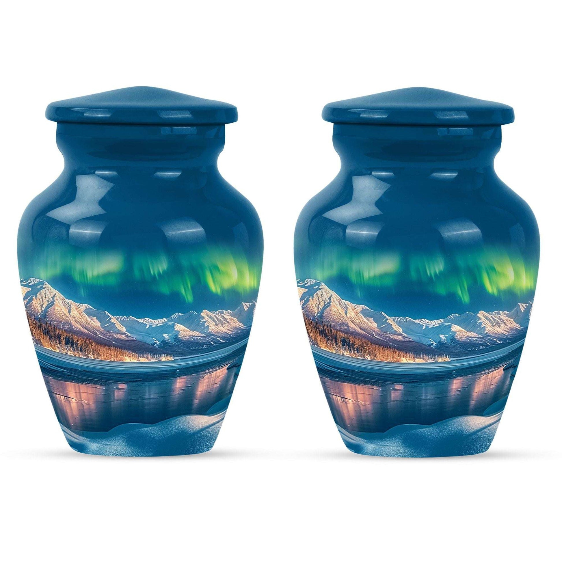 Aurora Borealis Theme 3 Inch Keepsake Pack of 2