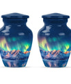 Aurora Borealis Theme 3 Inch Keepsake Pack of 2
