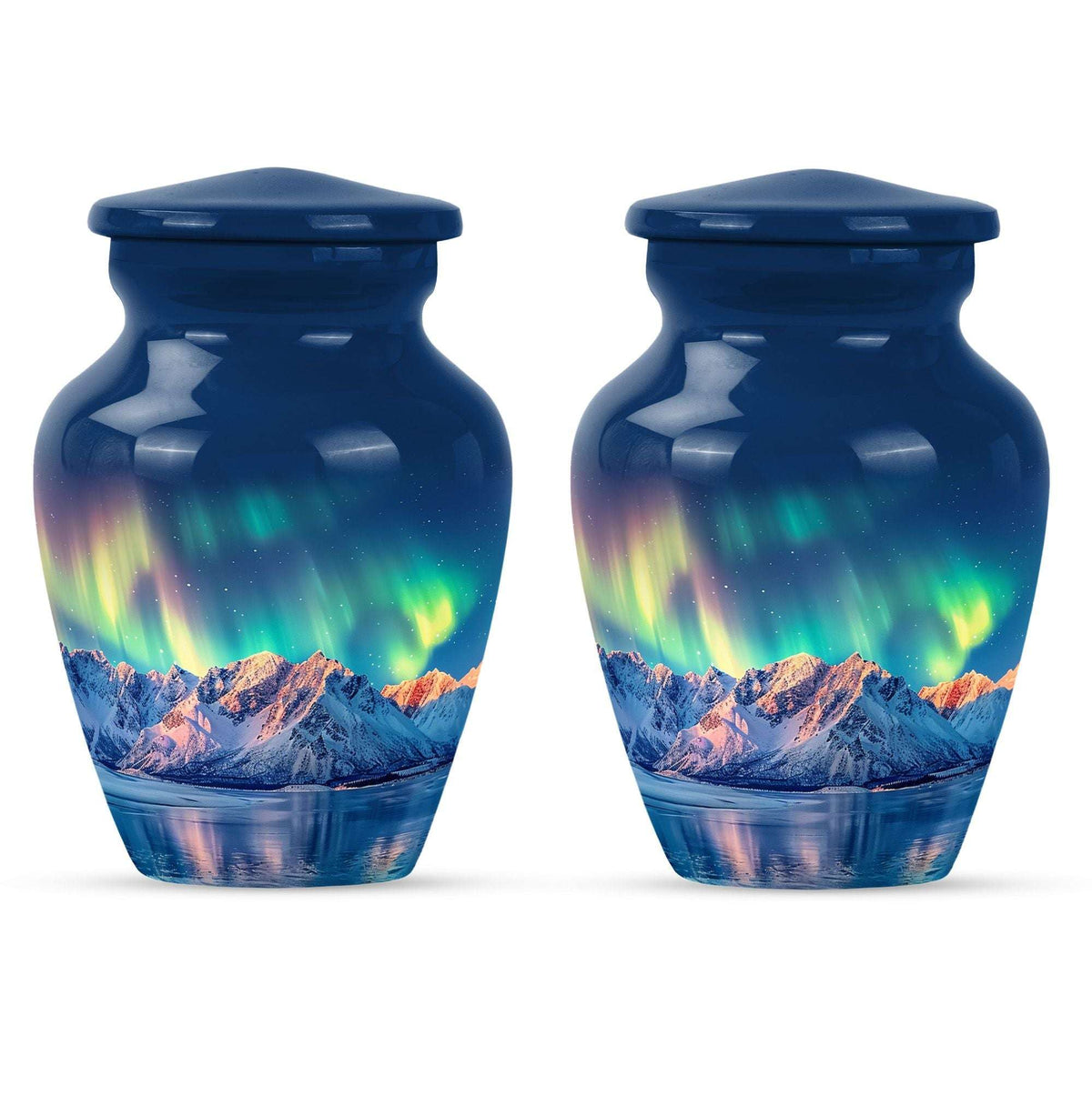 Aurora Borealis Theme 3 Inch Keepsake Pack of 2