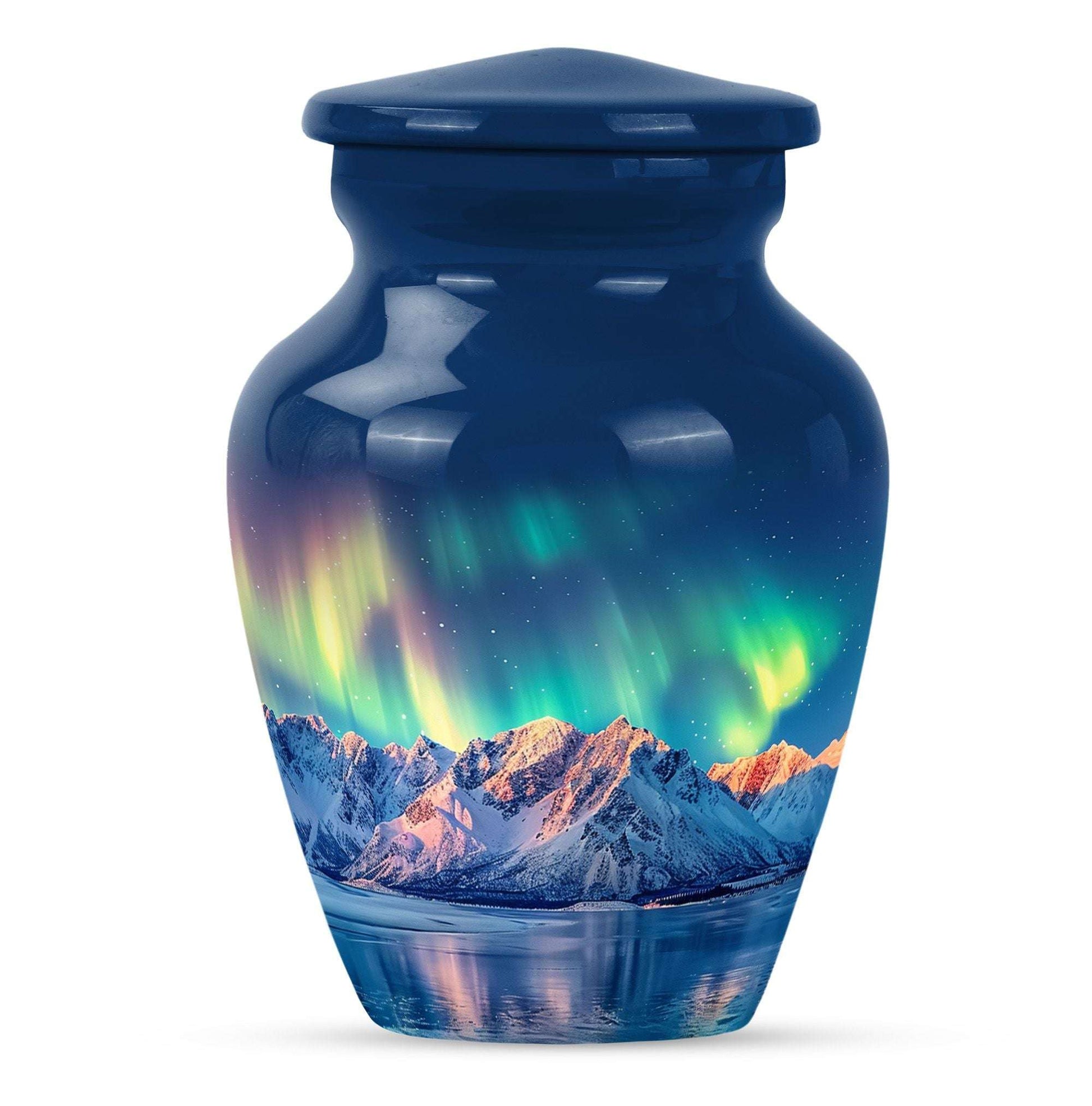 aurora borealis memorial urn