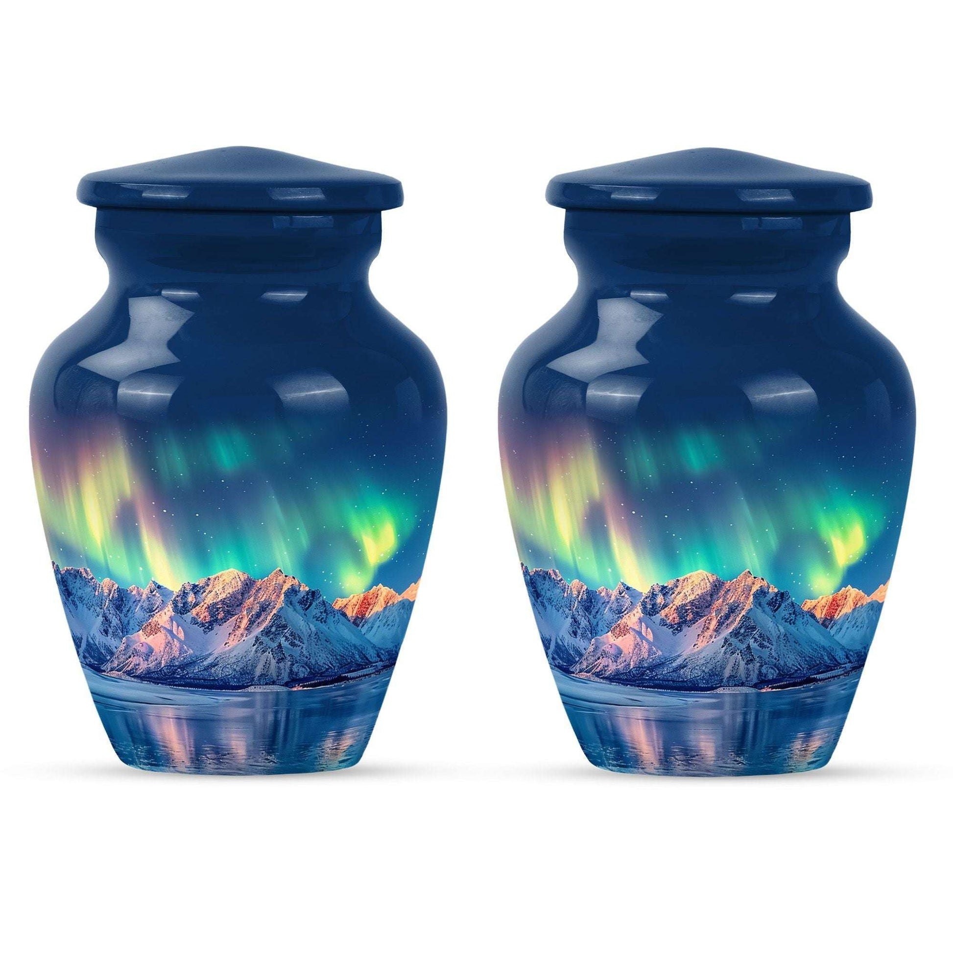 aurora borealis memorial urn