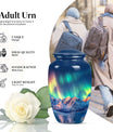 aurora borealis memorial urn