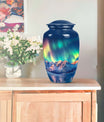 aurora borealis memorial urn