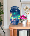 aurora borealis memorial urn