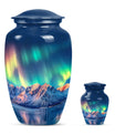 aurora borealis memorial urn