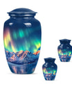 aurora borealis memorial urn