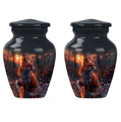  butterfly themed fox Urn, 