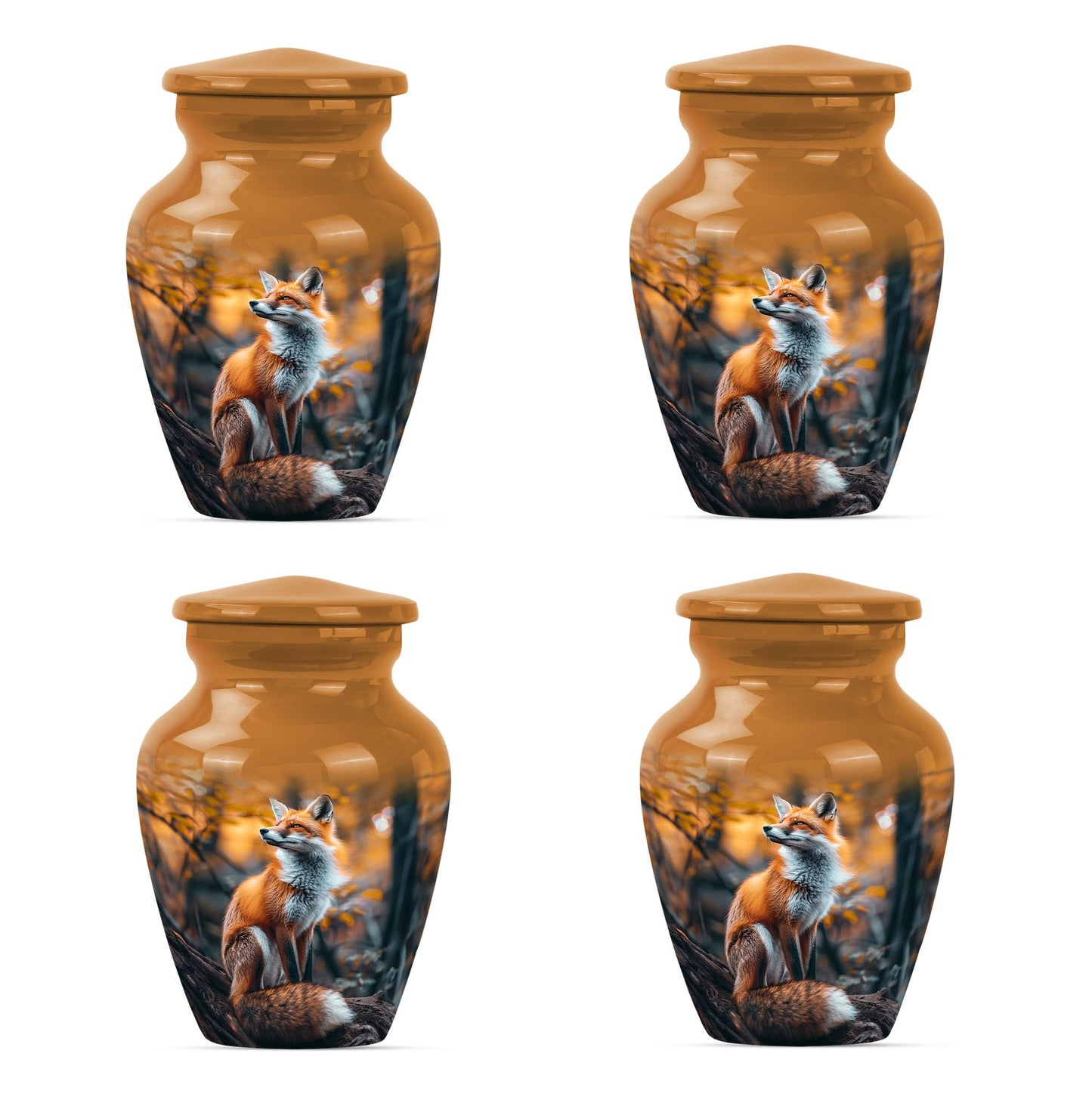 Fox urn with Classic design