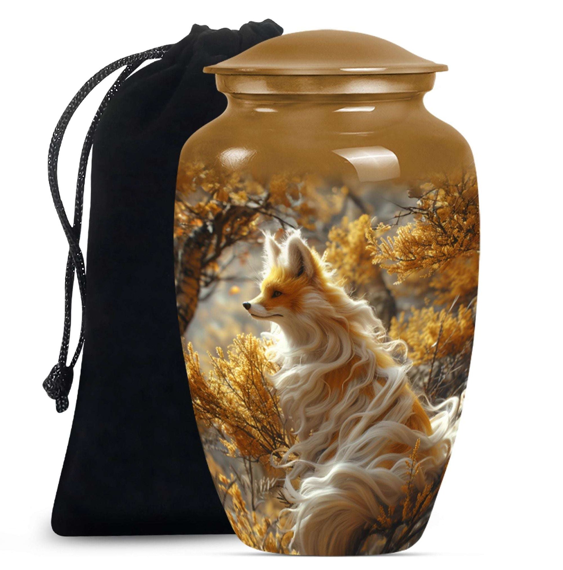Fox Theme Large Urn 10 Inch