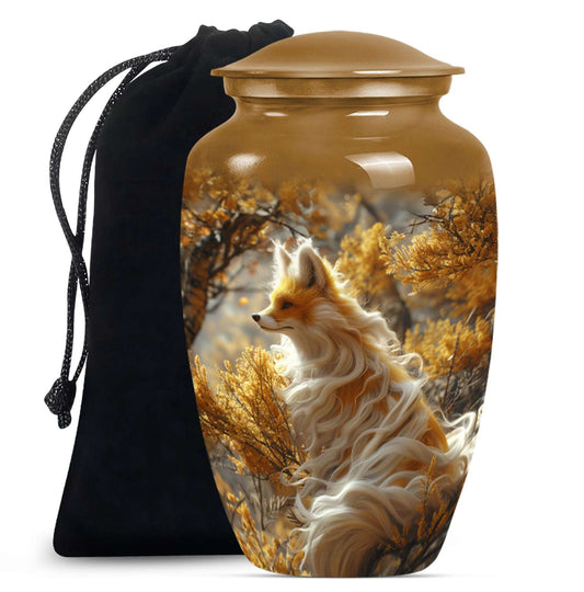Fox Theme Large Urn 10 Inch