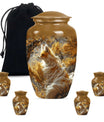 Fox Theme Large Urn With 4 Keepsake Urn