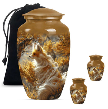 Large Urn With 2 Keepsake Urn