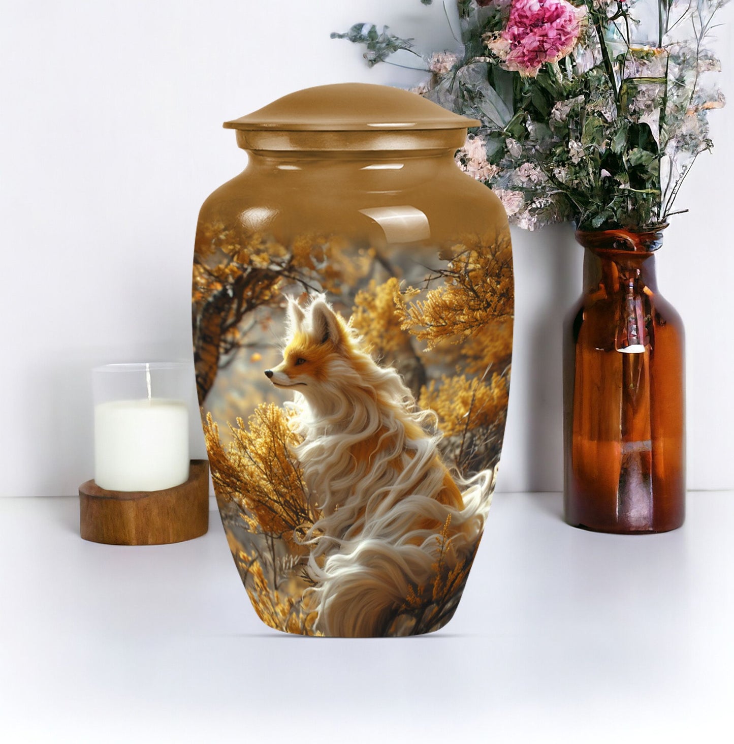  fox cremation urn for men