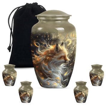 Large Urn with 4 Small Urn