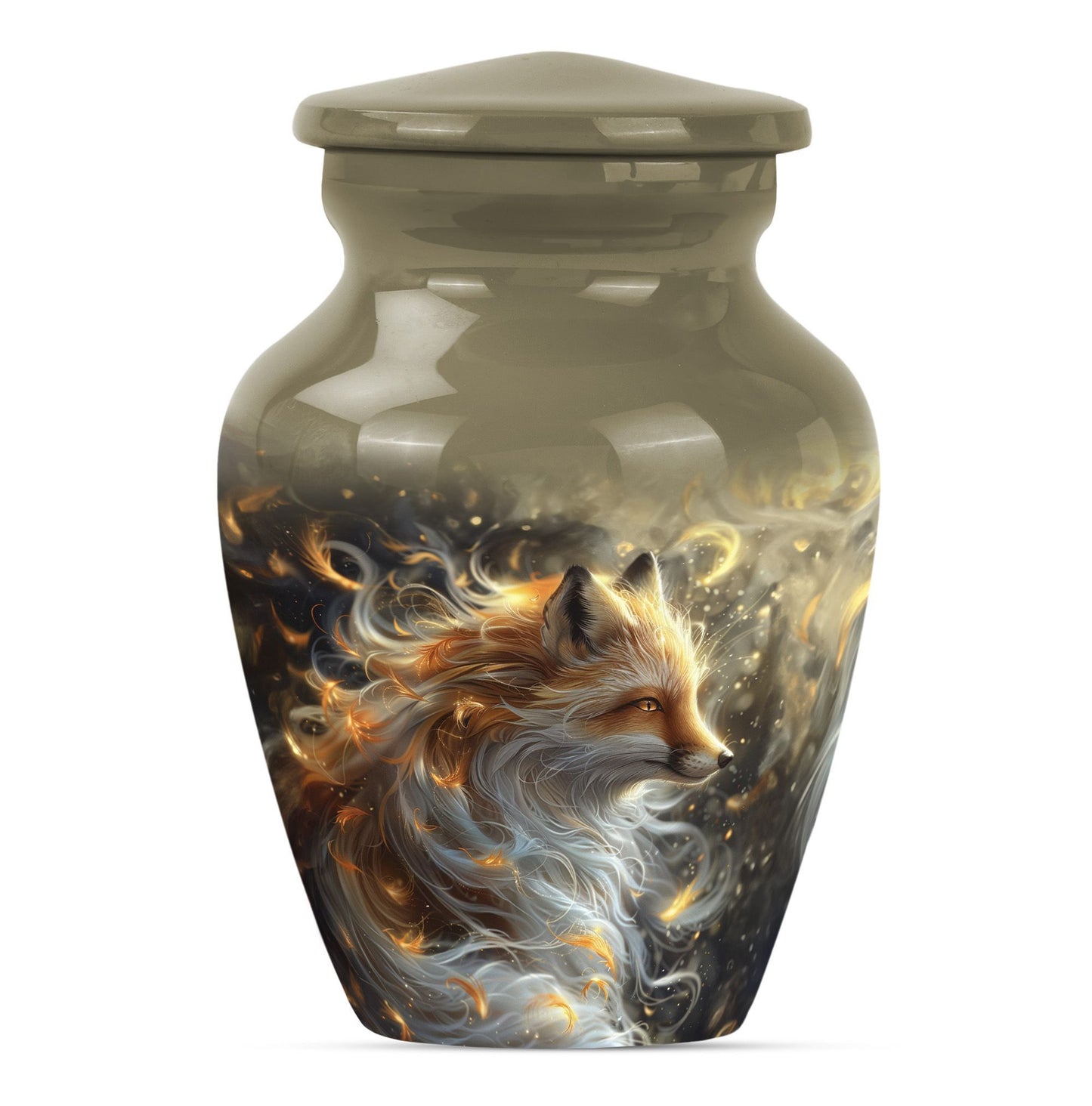 classic fox urn for human ashes