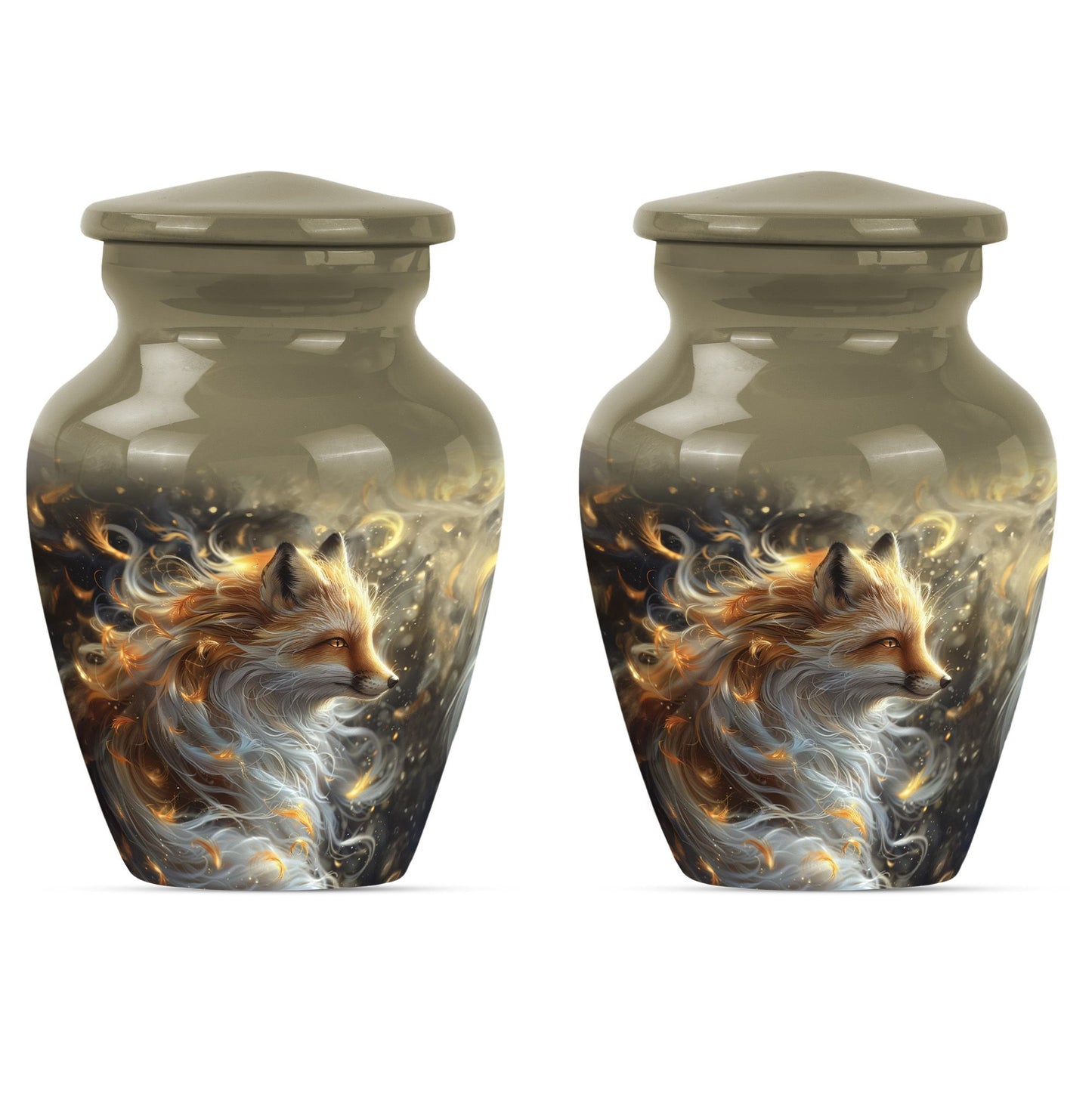 classic fox urn for human ashes