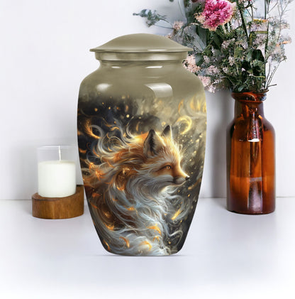 classic fox urn for human ashes